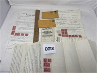 Old covers and documents