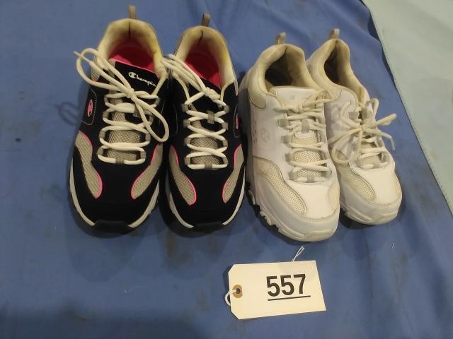 2 Pairs of Champion Shoes - Size 10 W