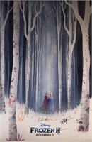 Frozen 2 Idina Menzel Autograph Poster