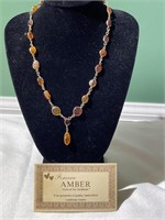 Vintage Amber Choker Necklace