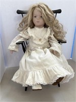 Doll Handmade by Marilyn Eckert from a kit 18"
