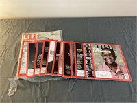 Assorted Life and Time magazines