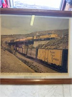 Union Pacific railroad color photo