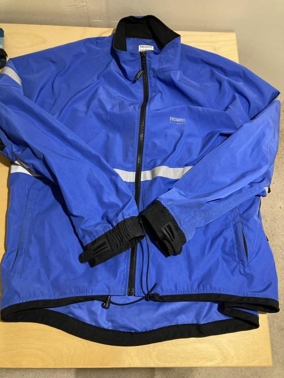 Blue Cycling/Running Jacket Sz L