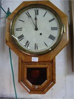 Seth Thomas Oak Cased Regulator Clock
