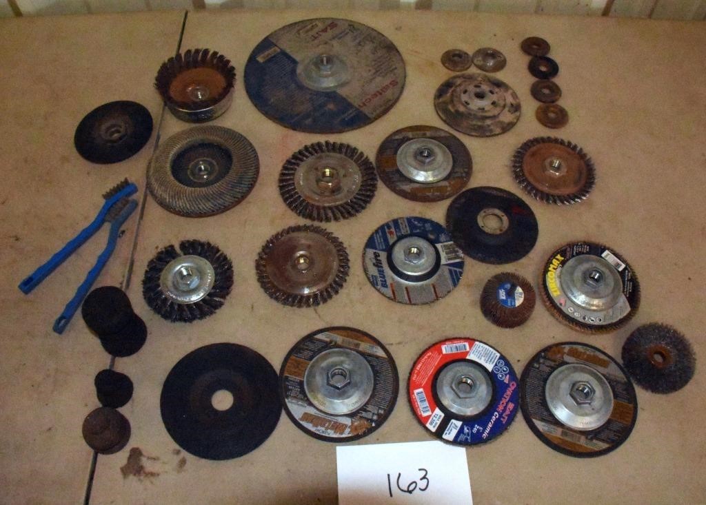 Misc. grinding wheels - etc.