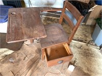 antique wooden desk