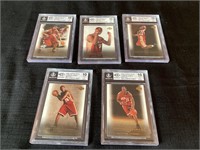 5 Lebron James Graded Basketball Cards