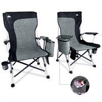 Ablazer 2 Pack Camping Chairs for Adults, Portable
