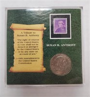 1979 Susan B Anthony Coin & Stamp