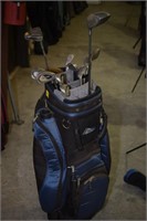DATREK BAG AND ORLIMAR IRONS AND DRIVERS