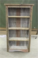 Barn Board Bookshelf, Approx 28"x10"x48"