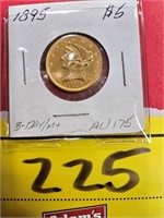 1895 LIBERY 5 DOLLAR GOLD PIECE