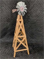 Wooden Table Top Windmill Decorative