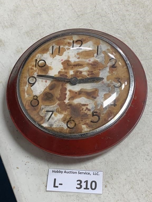 Antique National Time Clock