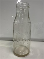 Embossed TEXACO Motor Oil 1 Quart Oil Bottle