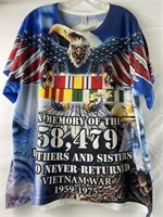 New men’s Large T-shirt honoring Vietnam Veterans