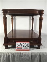 Side Table with Lower Drawer Ethan Allen