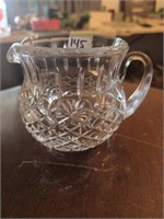 Very heavy small pitcher glassware