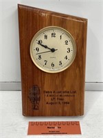 ESSO Australia Timber Mounted Clock - 145 x 245