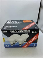 Track and recesses 6 pack bulbs