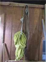 5/8" Rope & Vinage Pulleys