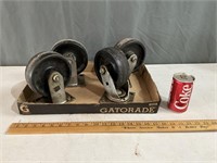 Set of 4 large casters