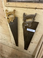 pair wood saws