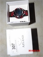 AZLAND RED/BLACK WATCH AS IS