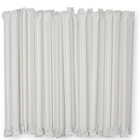 Clear Plastic Straws Individually Wrapped