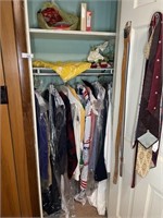 Contents of closet