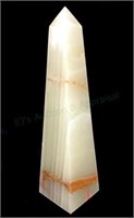 Carved Onyx Obelisk Crystal Tower