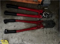 ASSORTED PIECES - 1- BOLT CUTTER / 1- CABLE CUTTER