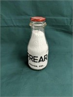 Frear Dairy Dover Delaware Pint Milk Bottle With