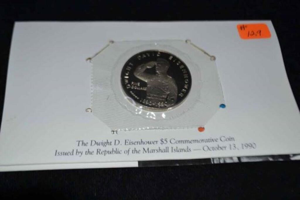 $5 Dwight D. Eisenhower Commemorative Coin