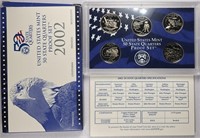 2002 Clad Proof Quarters