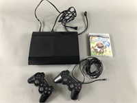 PS3 Console w/ 2 Controllers & Game