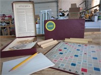 TWO Complete Vintage Scrabble Sets