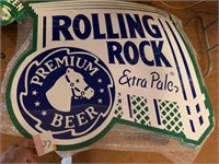 Rolling Rock Metal Sign  +- 3ft x 3ft