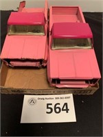 Pink Nylint Metal Toy Trucks