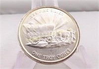 One Troy Ounce .999 Fine Silver Prospector Round