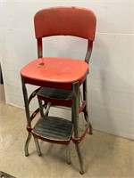 Retro Nortex kitchen stool
