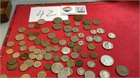 Miscellaneous foreign coins, see pictures
