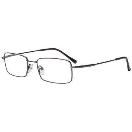 M+Flex Men S MF510 Gunmetal Eyeglass Frames