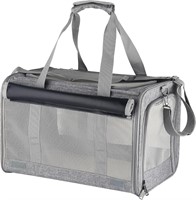 Large Cat/Dog Carrier  Airline Approved  Grey