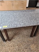 Granite Square Table in Kitchen
