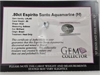.80ct Espirito Santo Aquamarine (H)