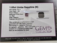 1.05ct Umba Sapphire (N)