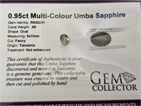 .95ct Multi-COlour Umba Sapphire