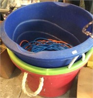 Extension Cords, Plastic Muck Tubs